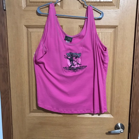 torrid Tops - Torrid Pirates of the Caribbean pink tank size 4